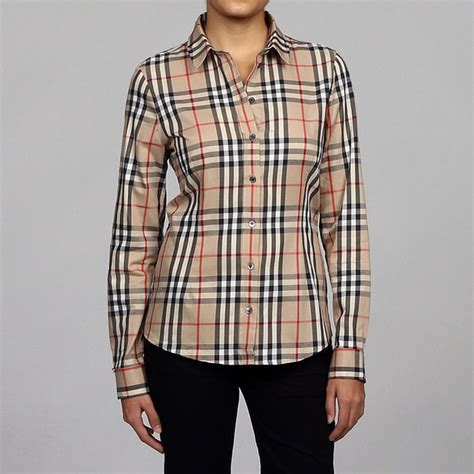 Burberry shirt women sale clearance